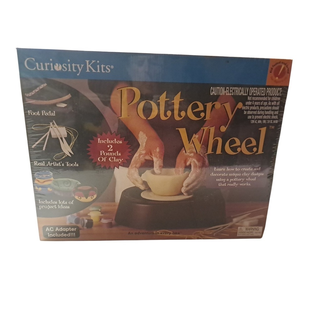 Curiosity Kits Pottery Wheel 2000 - Brand New -